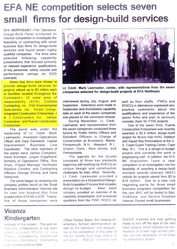 Article published in NFA Northeast